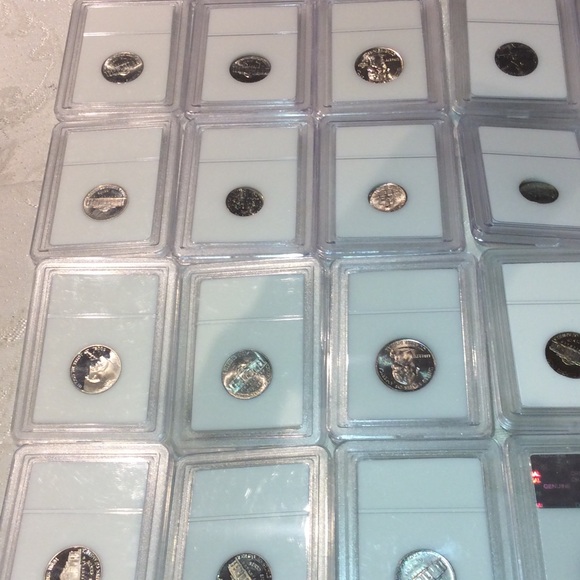 Huge Collection 30 INB Professionally Graded & Slabbed Old 1973 to 2000’s Coins - Picture 12 of 16